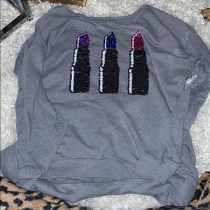 Juicy couture crew neck sweatshirt